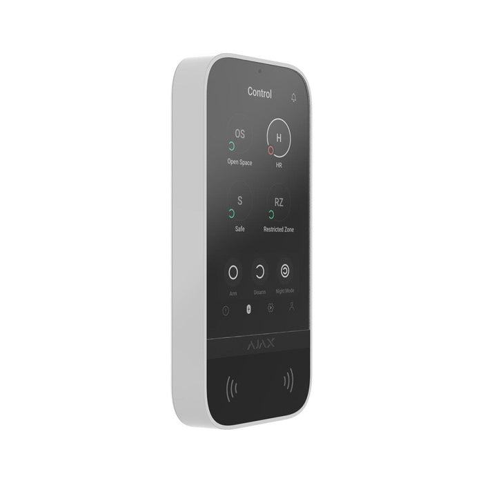 AJAX KeyPad TouchScreen (8EU) ASP whit | Wireless keypad with touch screen to control an Ajax system | Vit