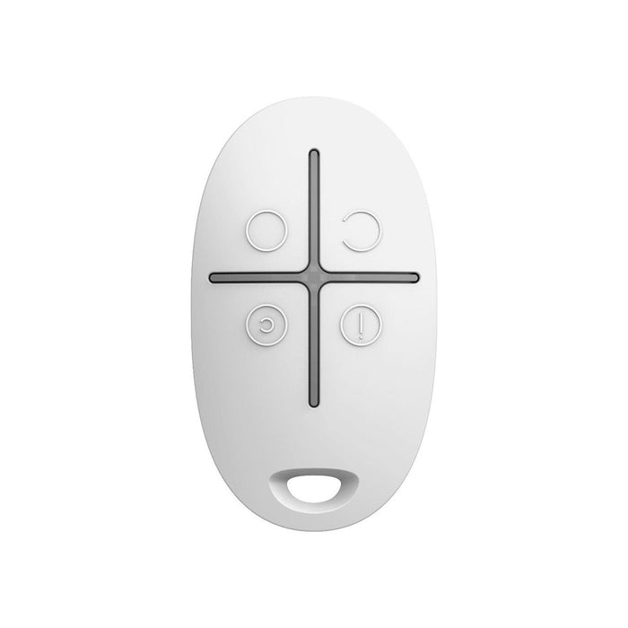 AJAX SpaceControl (8EU) ASP white | Two-way wireless key fob with panic button | Vit