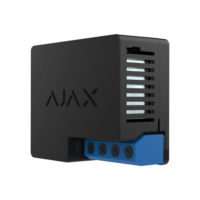 AJAX  Relay (8EU) ASP | Dry contact relay to control 12-24 V⎓ power supply remotely | Svart